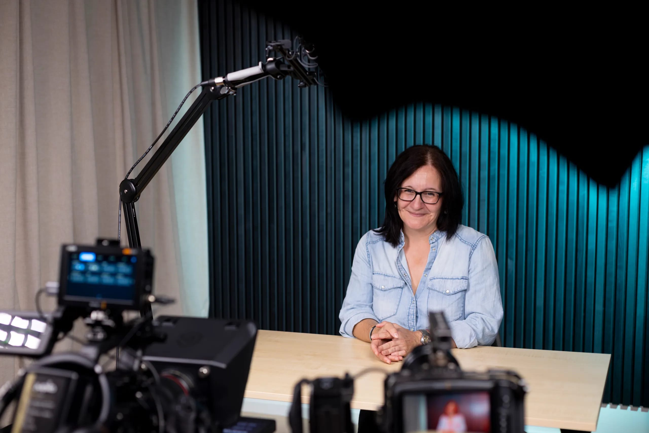 Tuana fotostudio för livesändningar