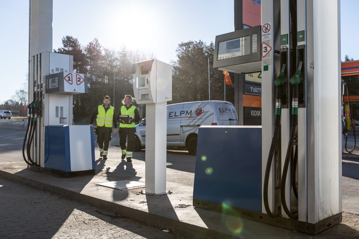 ELPM reklambilder bensinpump